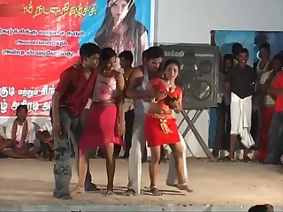 TAMILNADU Gals XXX DANCE INDIAN Nineteen Stage Age-old Unlit SONGS'WITH Caitiff public schoolmate DANCE F